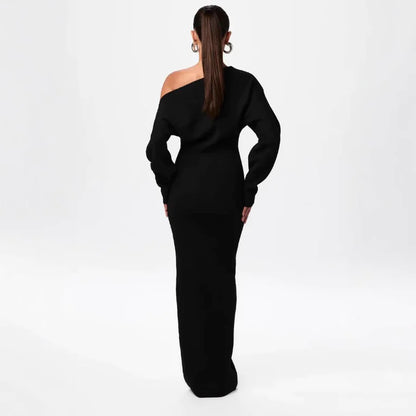 Slim Fit Elegant Long Sleeve Dress